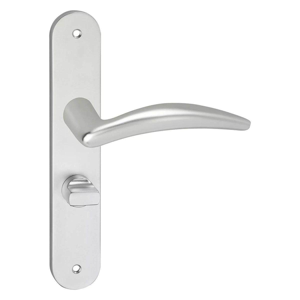 Impresso Windsor Aluminium op ovaal schild met schroeven – krukdetail