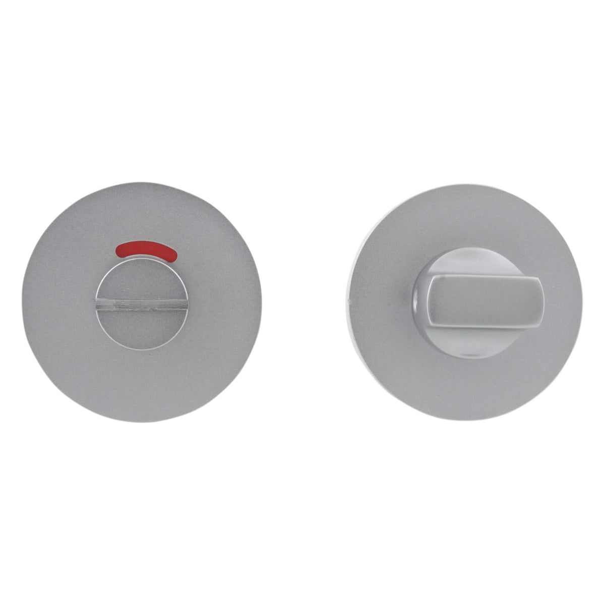 Impresso rond rozet badkamer- en toiletsluiting aluminium F1 – detail