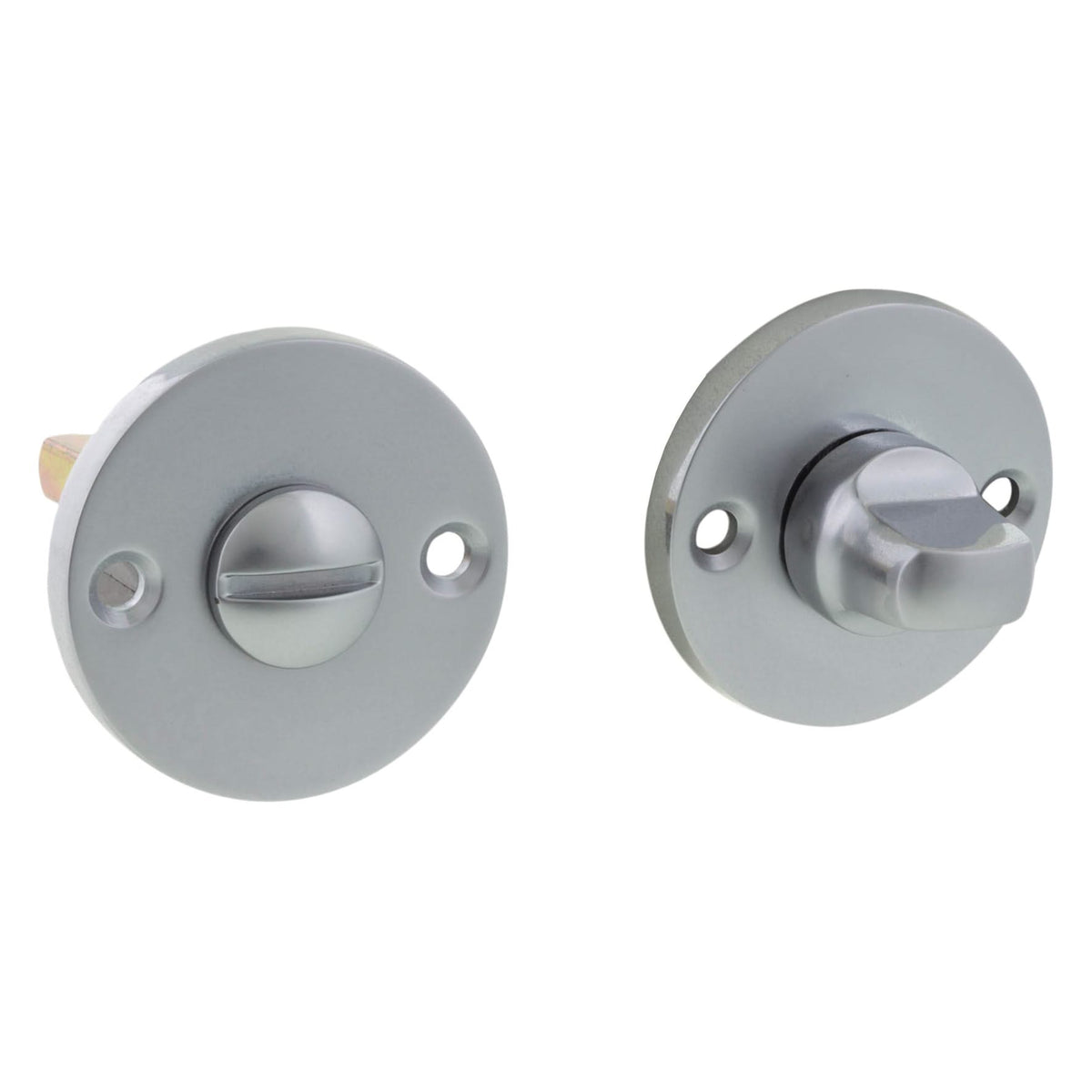 Impresso rond rozet badkamer-/toiletsluiting chroom – set