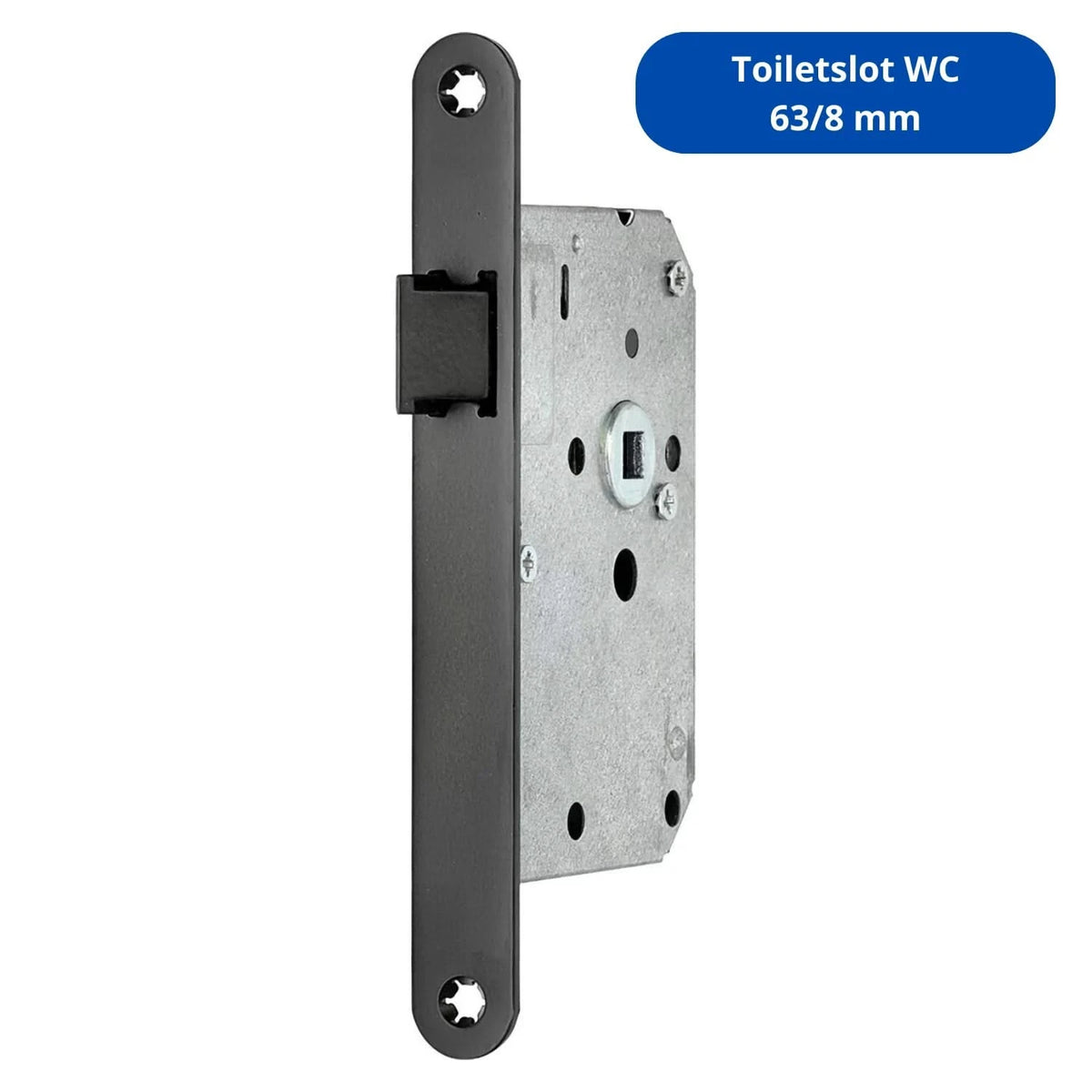 Artitec Mi Satori Toiletslot WC 63/8 mm Mat Zwart vooraanzicht