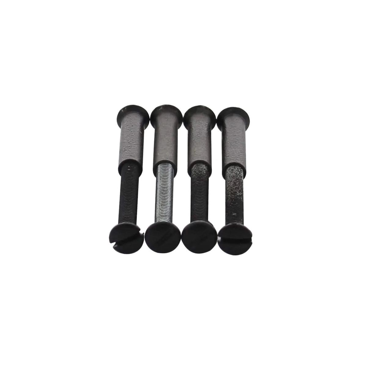 Intersteel patentboutjes M4x35mm met hulsjes zwart – vooraanzicht