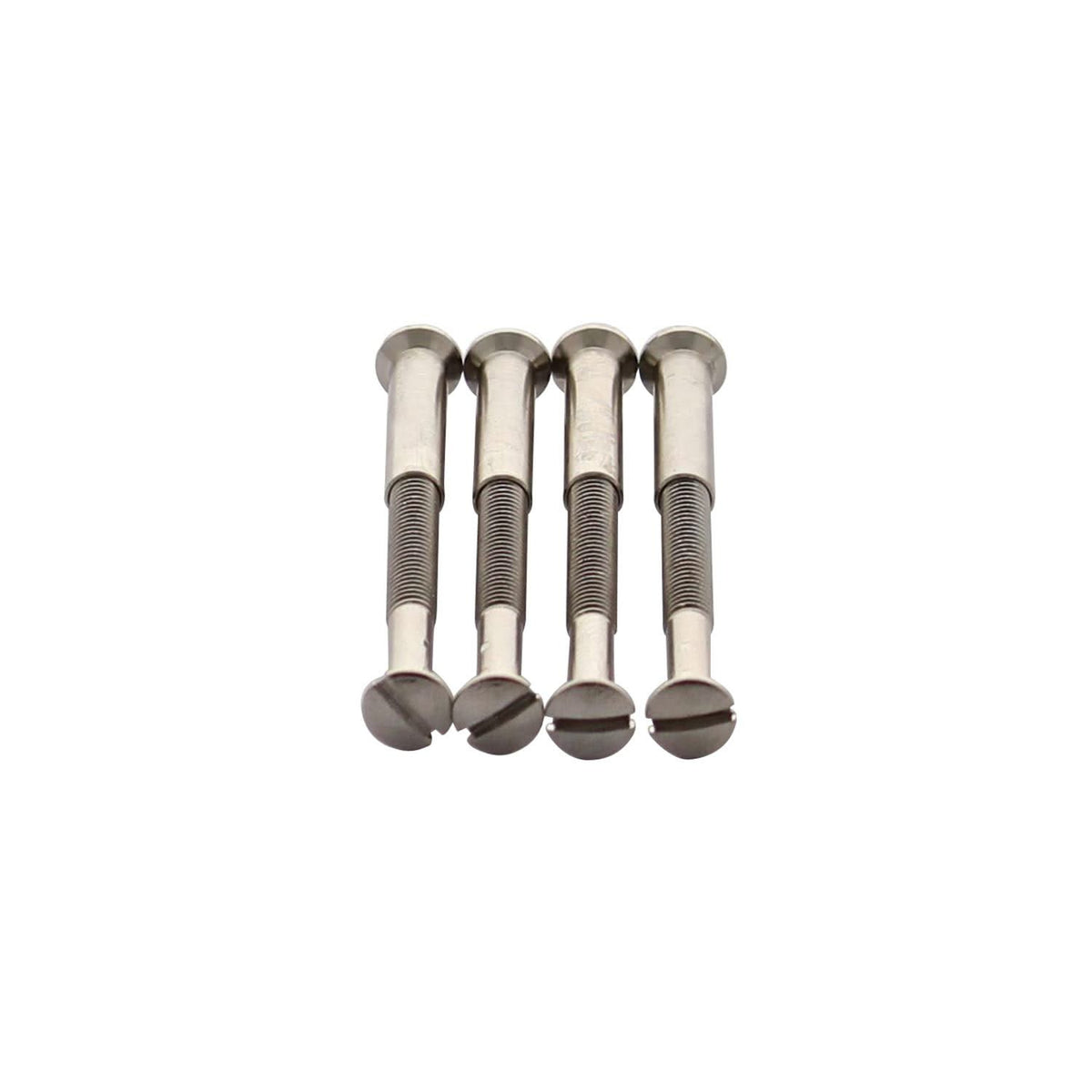 Intersteel patentboutjes M4x38 mm met hulsjes staal vernikkeld – vooraanzicht
