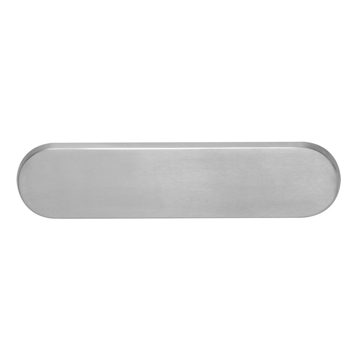 Intersteel Brievenbus ovaal verdekt 345x79 mm rvs geborsteld vooraanzicht