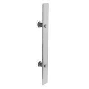 Intersteel deurgreep 800 x 40 mm RVS geborsteld – vooraanzicht
