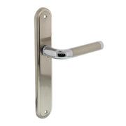 Intersteel deurkruk Agatha schild chroom vooraanzicht