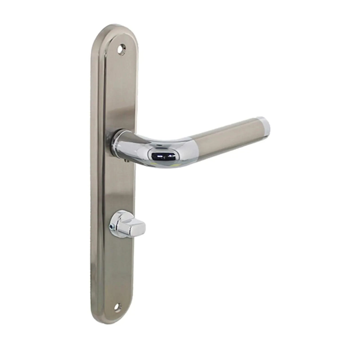 Intersteel deurkruk Agatha schild chroom sfeerbeeld