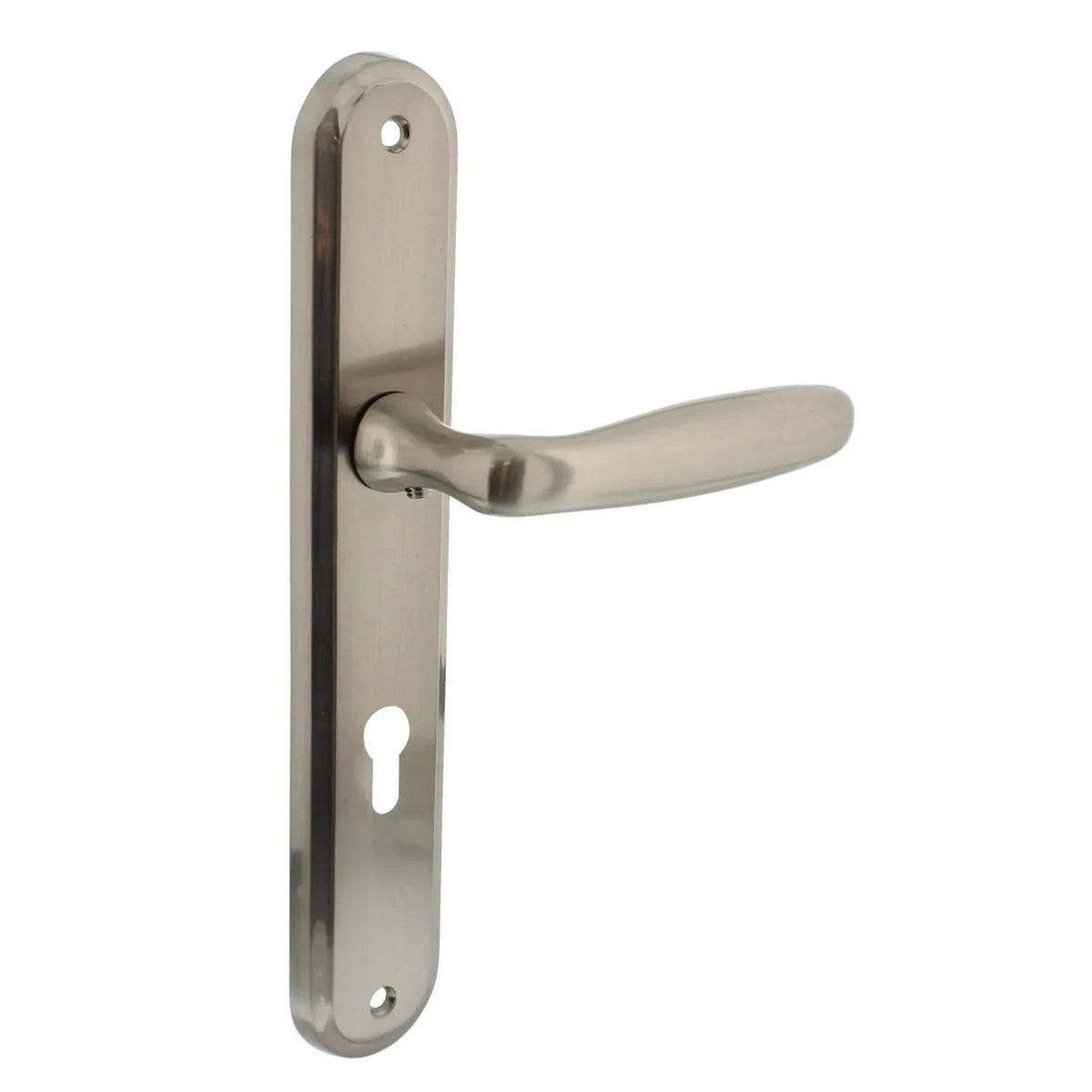 Intersteel deurkruk Bjorn op schild nikkel mat – detail montage