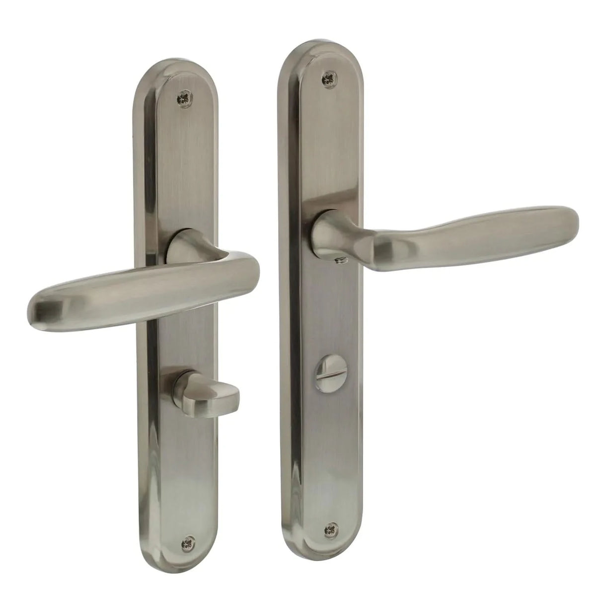 Intersteel deurkruk Bjorn op schild nikkel mat – detail sparing