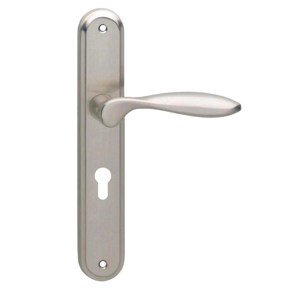 Intersteel deurkruk George op schild nikkel mat – detail schild