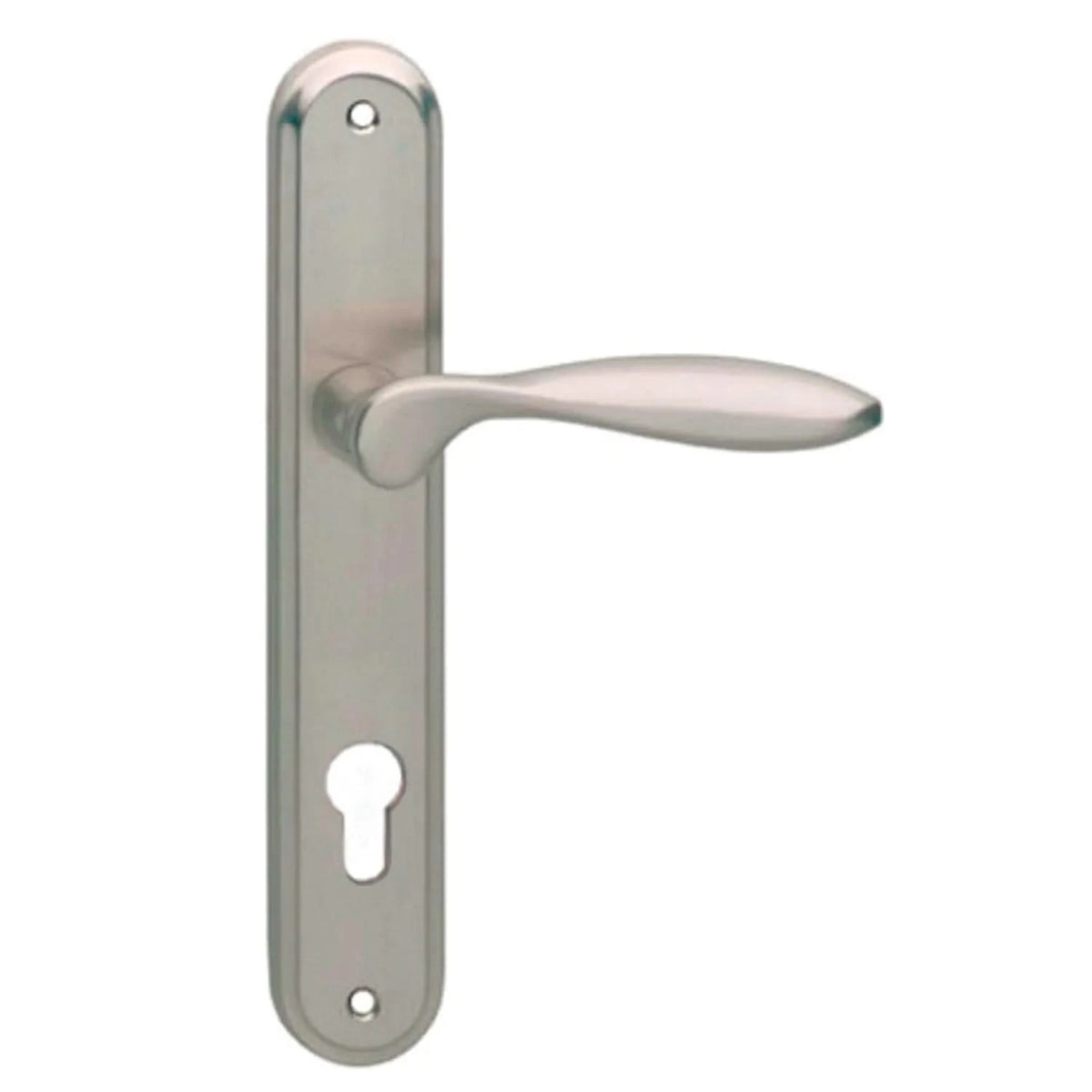 Intersteel deurkruk George op schild nikkel mat – detail sparing