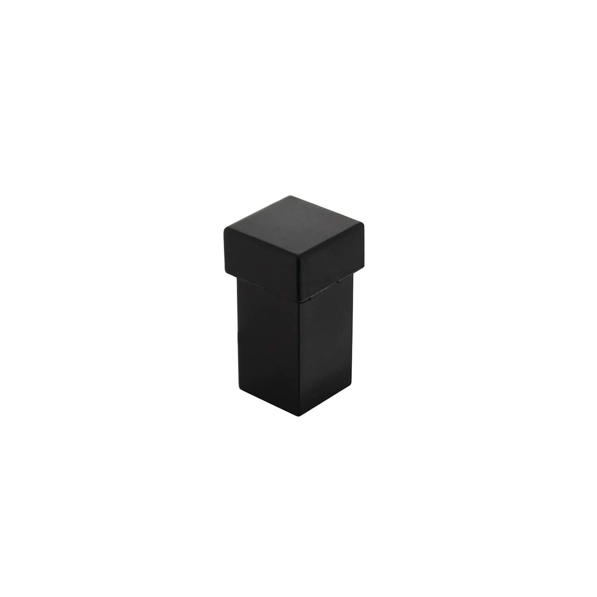Intersteel deurstop Vierkant universeel 56x30x30mm zwart – vooraanzicht