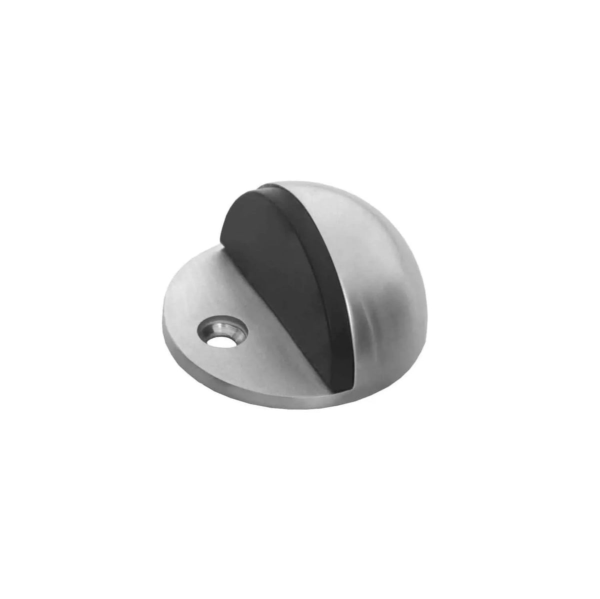 Intersteel deurstop bolrond RVS geborsteld – vooraanzicht