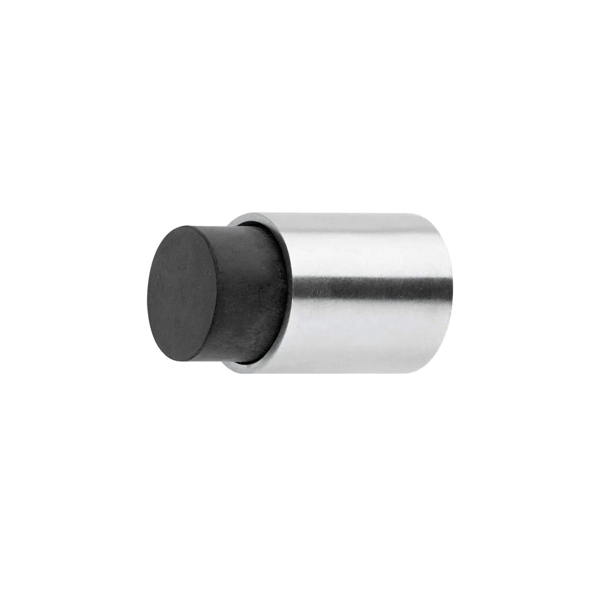 Intersteel deurstop wandmontage kort 22x30mm RVS geborsteld – vooraanzicht