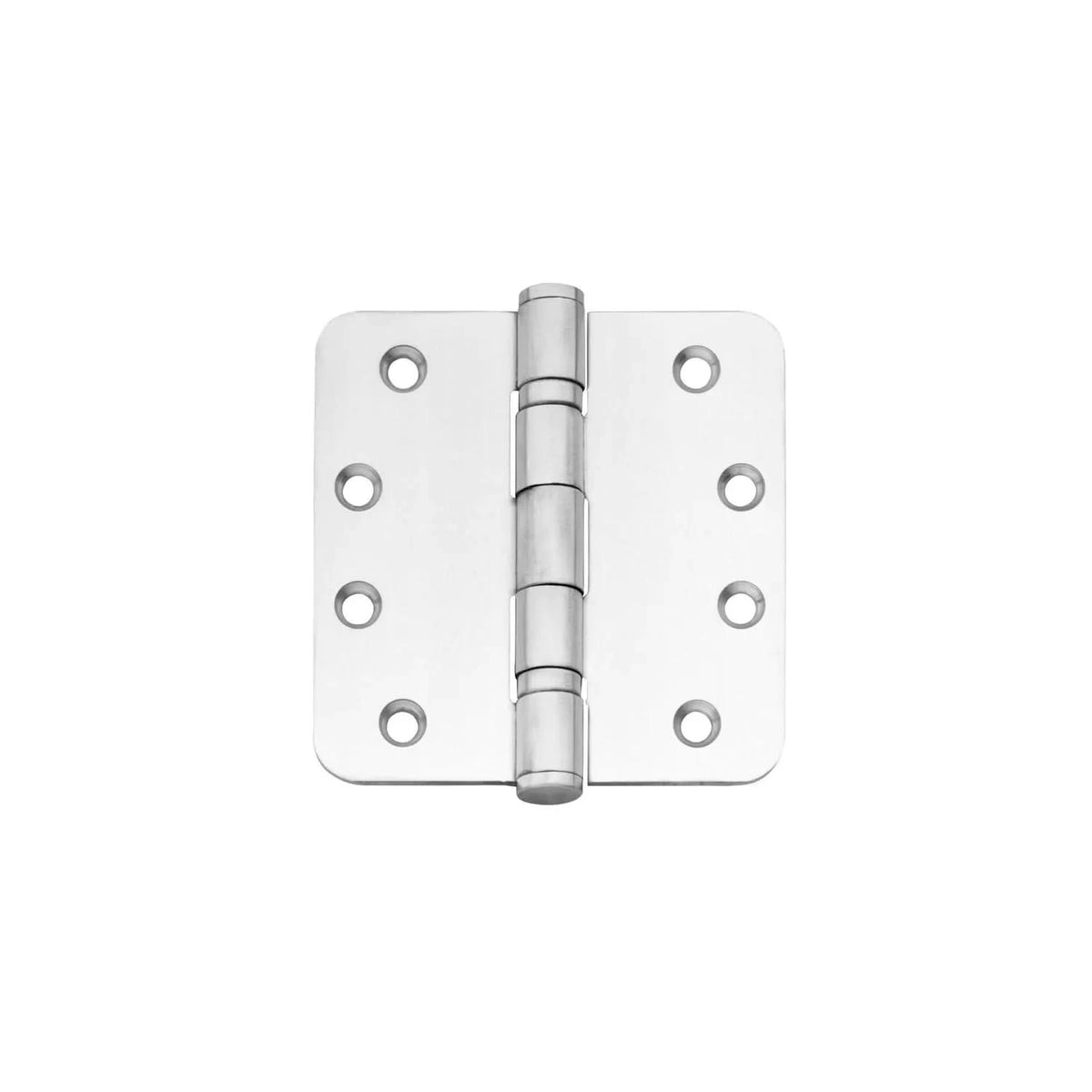 Intersteel kogellagerscharnier 102x102 mm rvs geborsteld – vooraanzicht