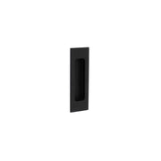 Intersteel schuifdeurkom rechthoek 120x40mm mat zwart vooraanzicht