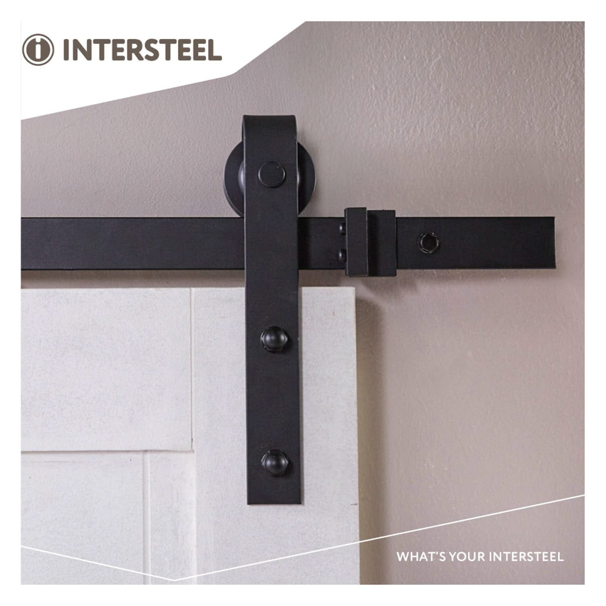 Intersteel schuifdeursysteem Basic mat zwart onderdelen