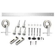 Intersteel schuifdeursysteem Modern Top RVS geborsteld – vooraanzicht