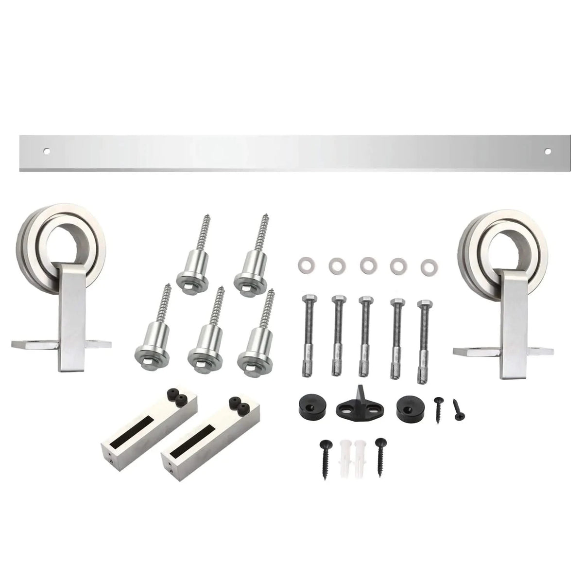 Intersteel schuifdeursysteem Modern Top RVS geborsteld – vooraanzicht