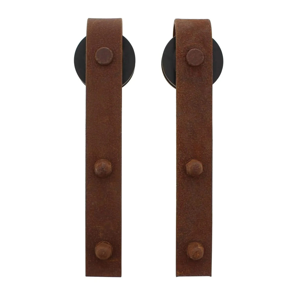 Intersteel hangrollen Basic 290 mm set van 2 antiek – vooraanzicht