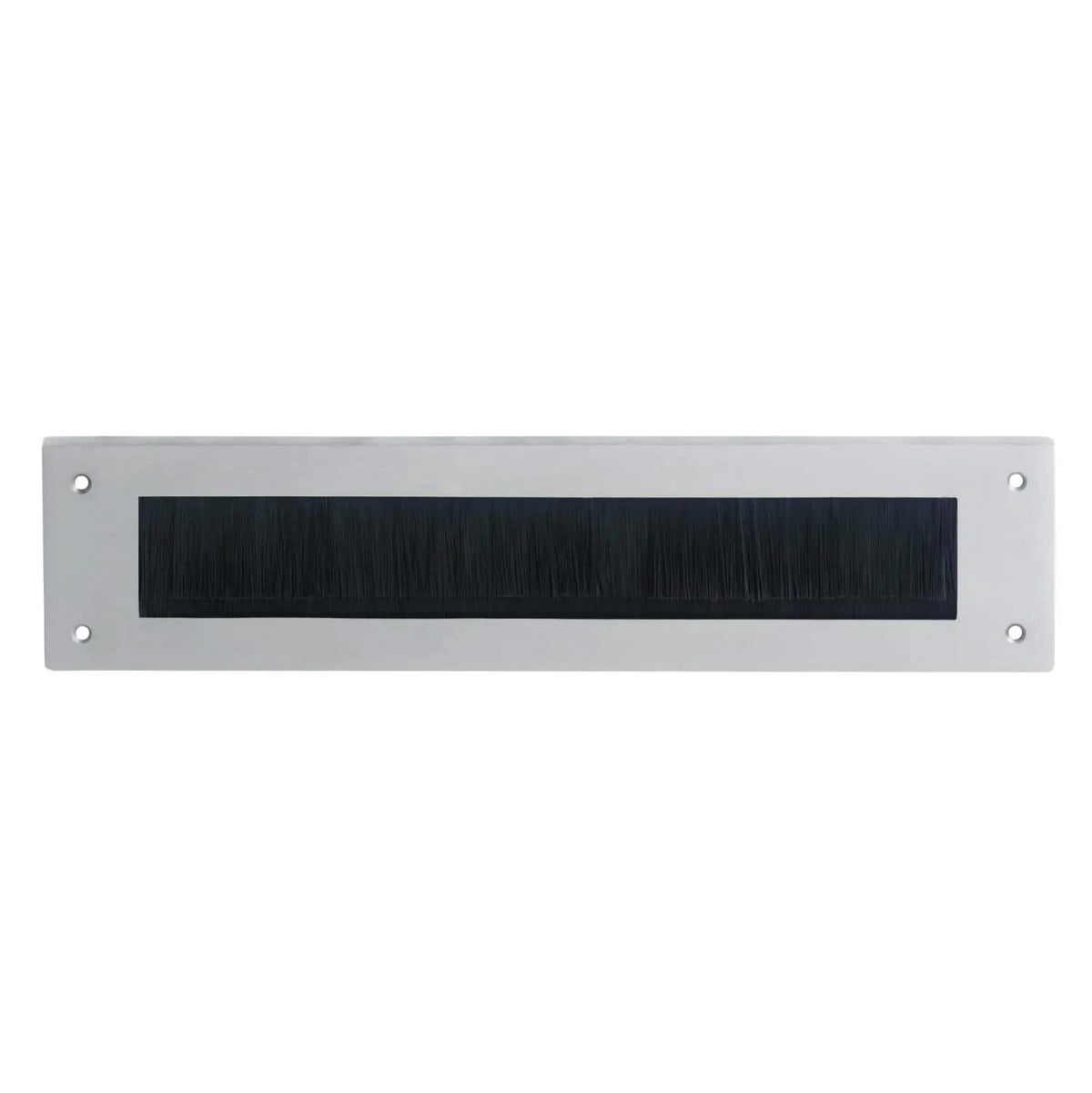 Intersteel tochtwering rechthoek chroom mat – vooraanzicht