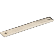Jolie Essence greepplaat 128 mm oud zilver vooraanzicht