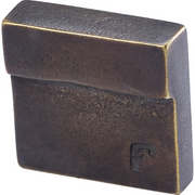 Jolie Element meubelgreep 16 mm antiek brons vooraanzicht
