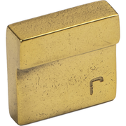 Jolie Element meubelgreep 16 mm antiek goud vooraanzicht