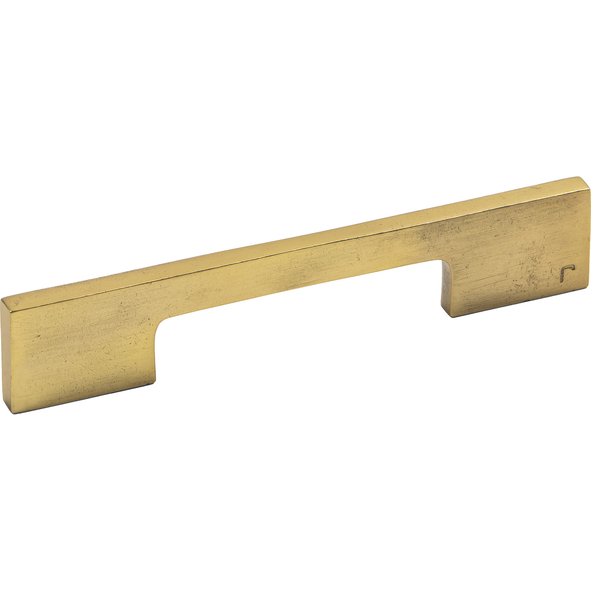 Jolie Symm meubelgreep 160 mm antiek goud vooraanzicht