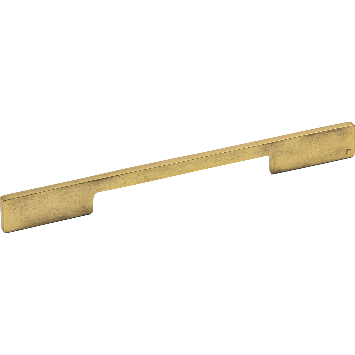 Jolie Symm meubelgreep 320 mm antiek goud vooraanzicht
