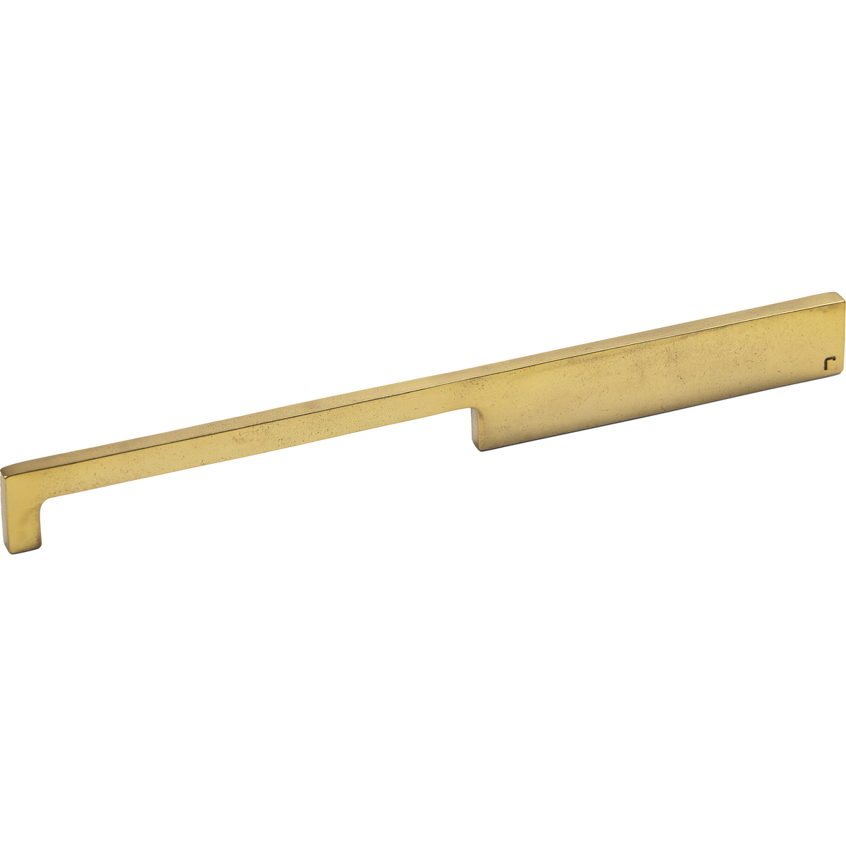 Jolie A-Symm meubelgreep 320 mm antiek goud vooraanzicht