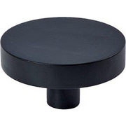 Jolie Lune voordeurknop 120 mm zwart – vooraanzicht