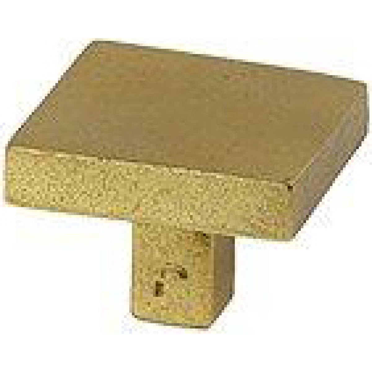 Jolie Carré meubelknop 40 mm antiek goud vooraanzicht