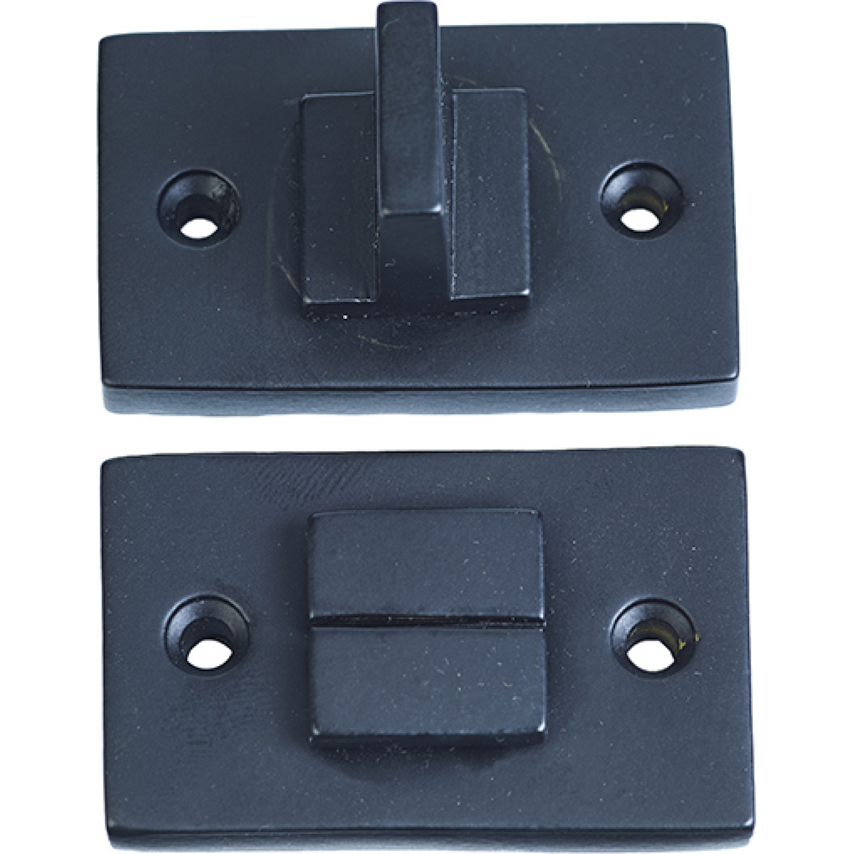 Jolie toiletgarnituur 55 x 32 mm zwart vooraanzicht