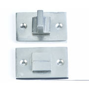Jolie toiletgarnituur 55 x 32 mm oud zilver vooraanzicht