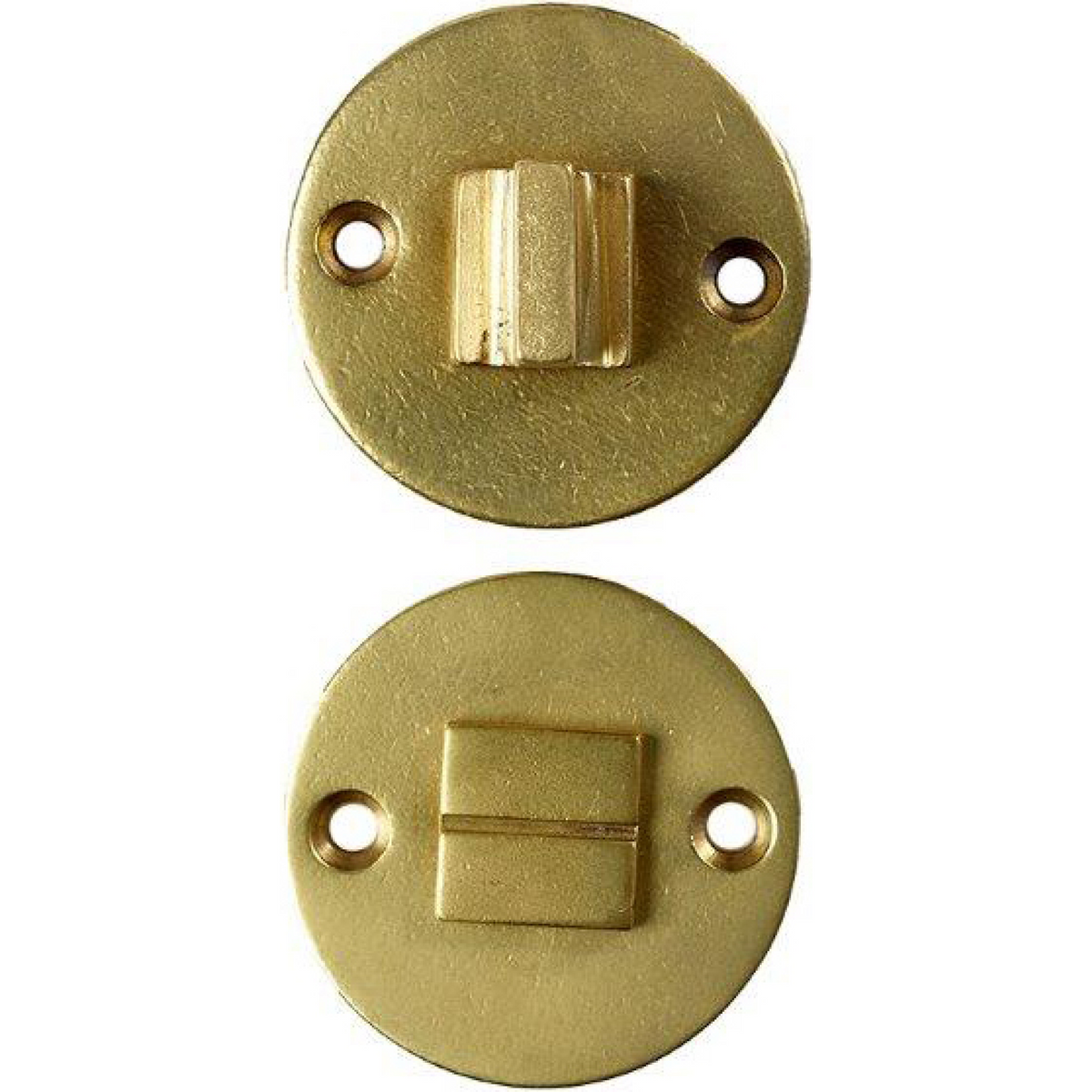 Jolie toiletgarnituur rond Ø 52 mm antiek goud vooraanzicht