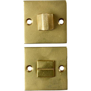Jolie toiletgarnituur 52 mm antiek goud vooraanzicht
