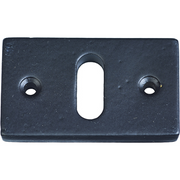 Jolie sleutelrozet rechthoek 55 x 32 mm zwart
