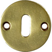 Jolie sleutelrozet rond 52 mm antiek goud