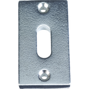Jolie sleutelrozet rechthoek 57,5 x 32 mm oud zilver