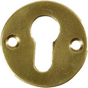 Jolie cilinderrozet 52 mm antiek goud vooraanzicht