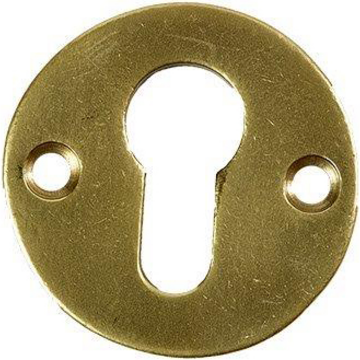 Jolie cilinderrozet 52 mm antiek goud vooraanzicht