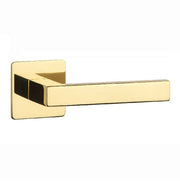 STERK deurkruk Kvadrat 1760 goud gepolijst (PVD) vooraanzicht