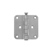 Intersteel kogellagerscharnier 76x76 mm RVS geborsteld – vooraanzicht