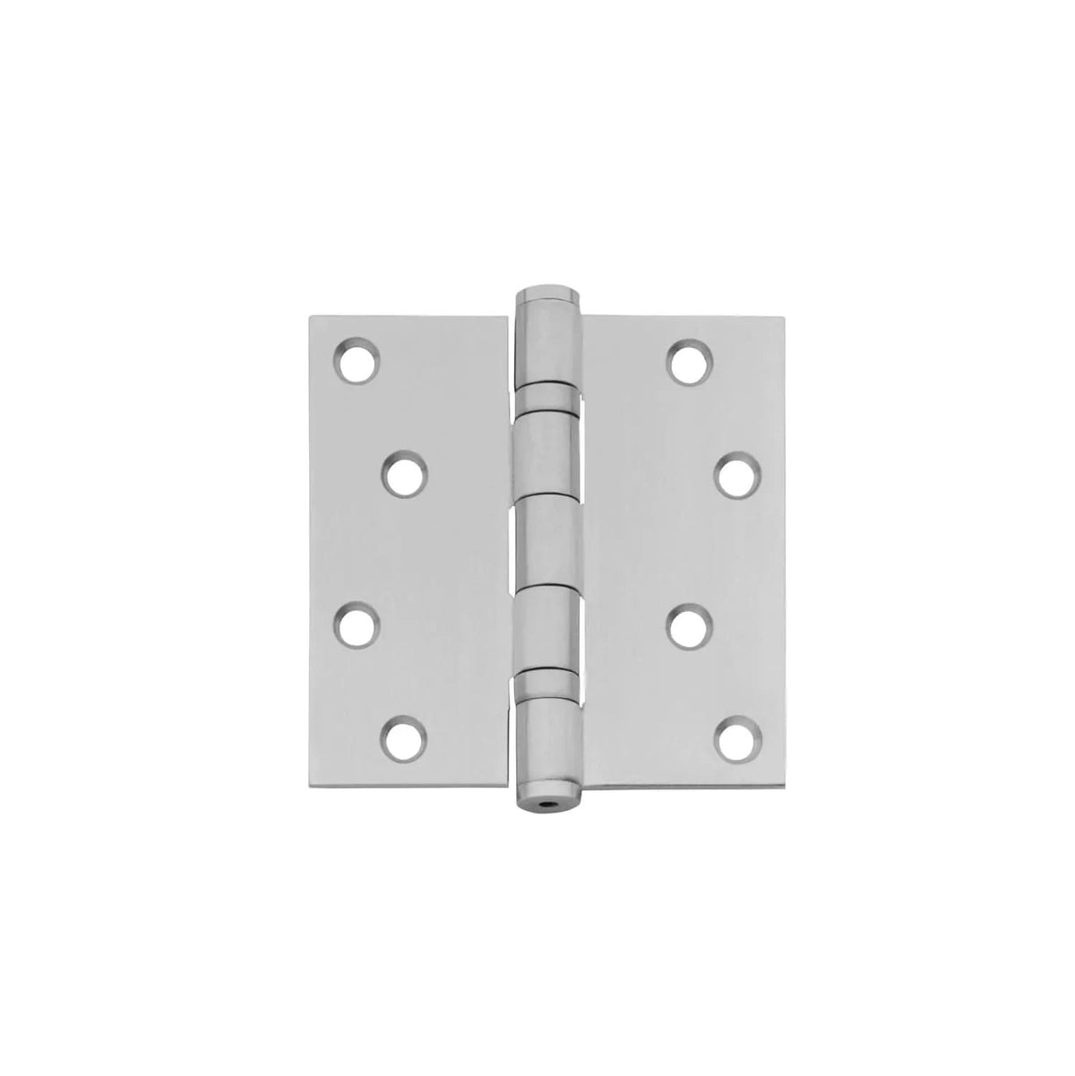 Intersteel kogellagerscharnier 89x89 mm rechte hoek rvs geborsteld – vooraanzicht
