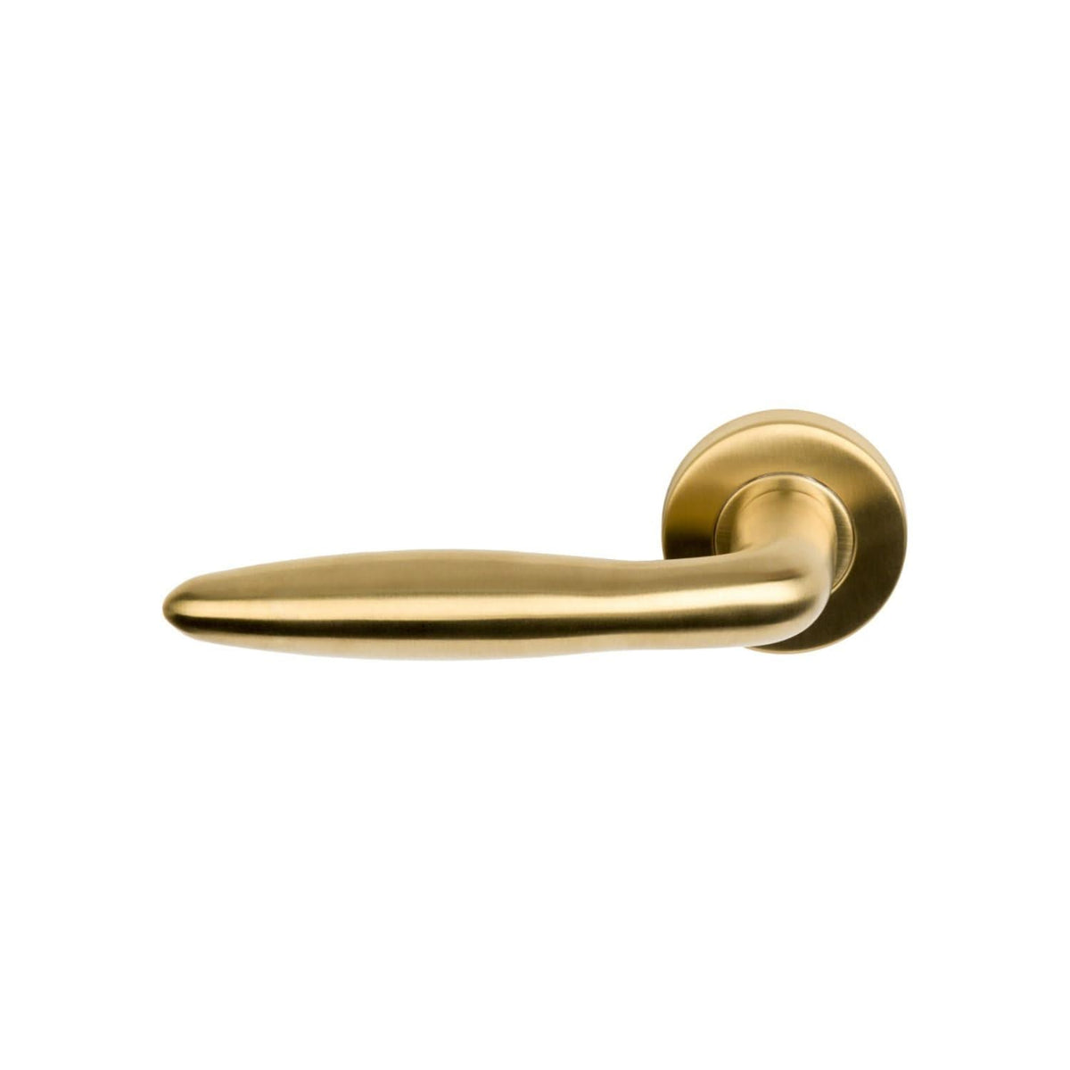 Gatdeel Formani BASICS LB18H ronde rozet PVD Mat Goud – detailweergave