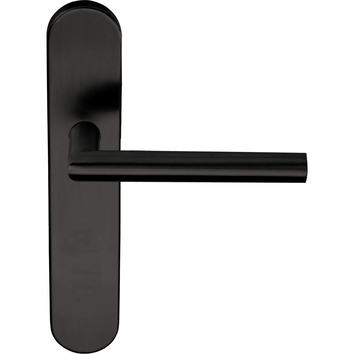 FORMANI ovaal schild LB2-19P13SFC pvd gunmetal - vooraanzicht