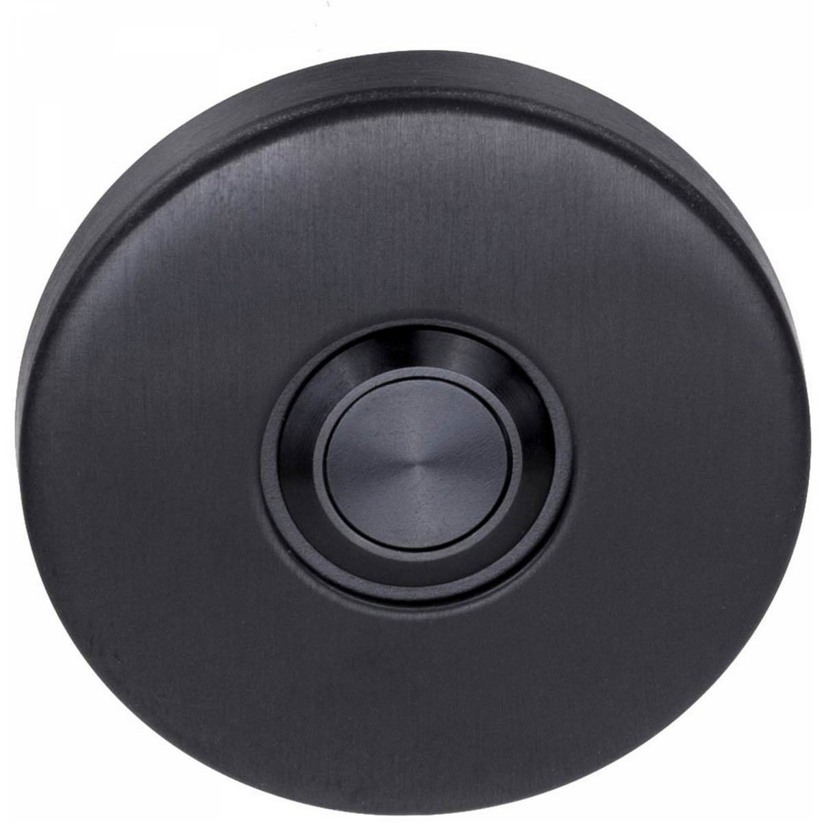 Formani BASICS LB50 deurbel rond PVD gun metal vooraanzicht