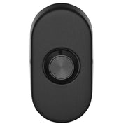 Formani Basics LB51 deurbel ovaal zwart vooraanzicht