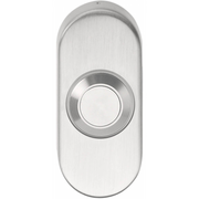 Formani BASICS LB51 deurbel ovaal RVS – vooraanzicht