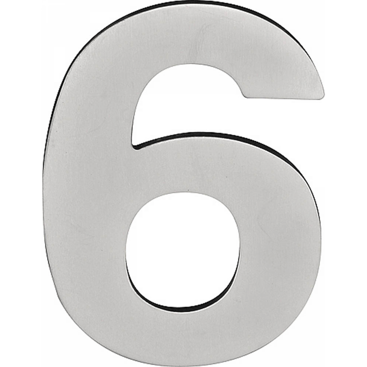 Formani BASICS huisnummer 6/9 Mat RVS vooraanzicht